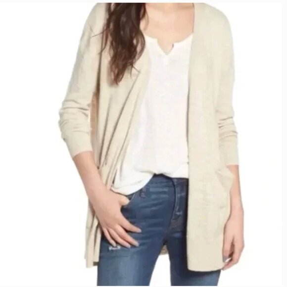 Madewell Open Front Cardigan Cotton Blend size 2X - Picture 1 of 9